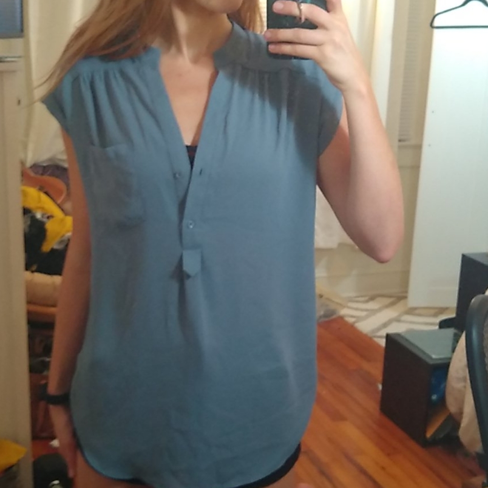Blue blouse - Picture 3 of 4